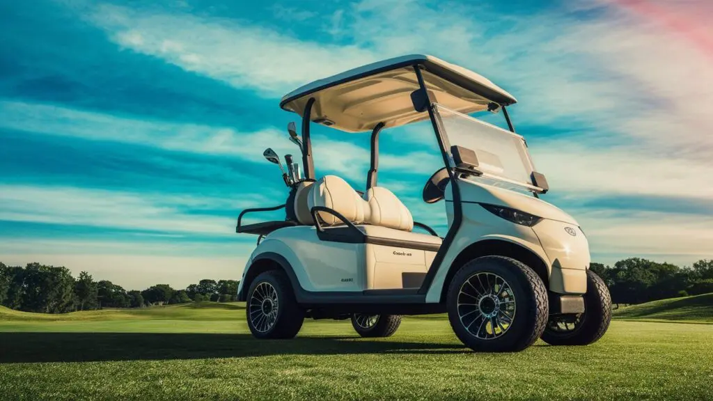 how far can a golf cart go on one charge range