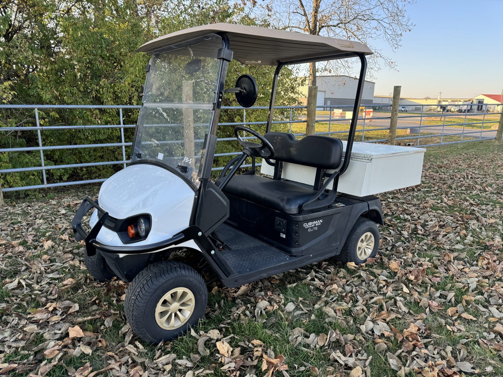 Cushman Hauler utility cart, the platform this Cushman golf cart won't move guide covers