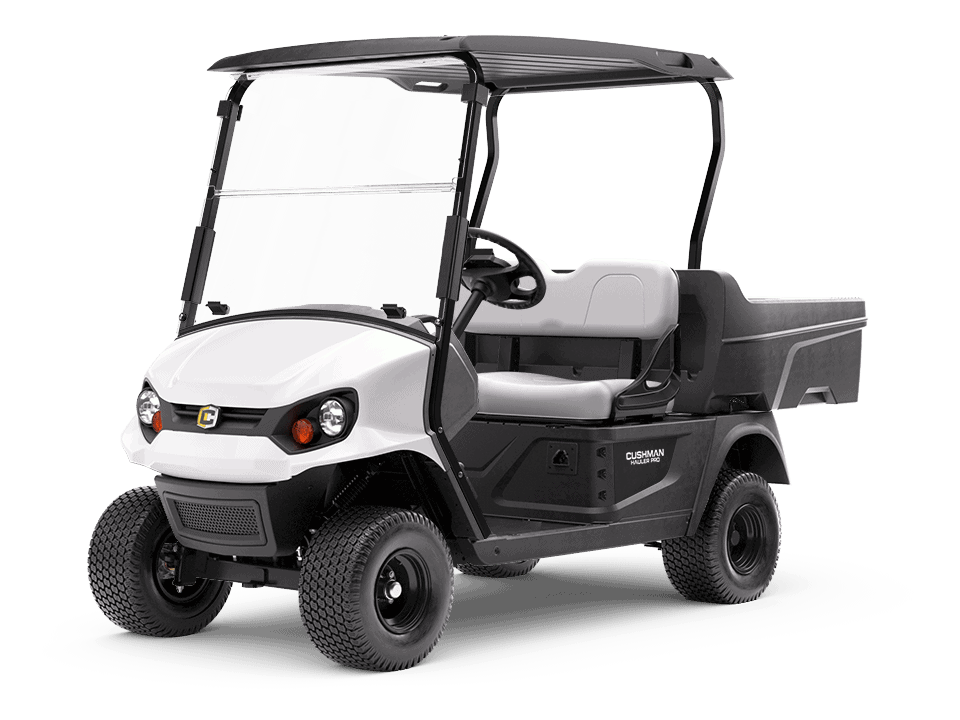 Electric Cushman Hauler charging setup, the platform this Cushman golf cart won't charge guide covers