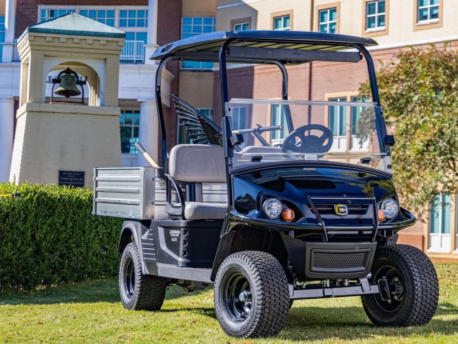 Cushman Hauler utility cart, the platform this Cushman golf cart bogs down guide covers