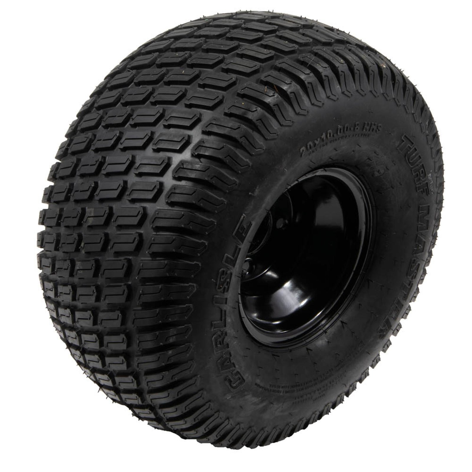 Golf cart tire tread and sidewall closeup showing where you can patch a punctured tubeless golf cart tire