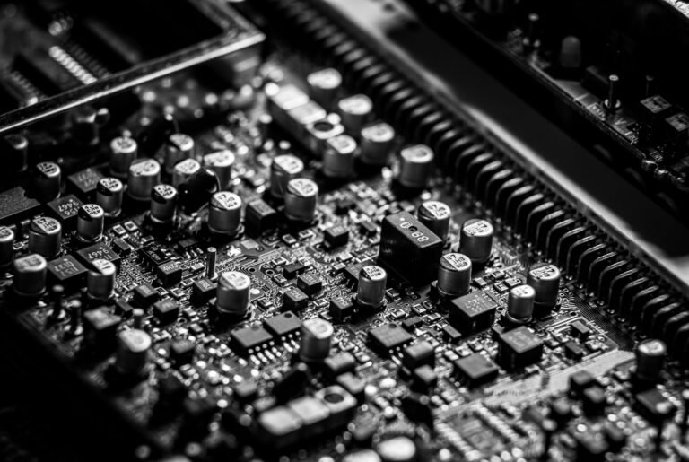 golf cart controller circuit board close up
