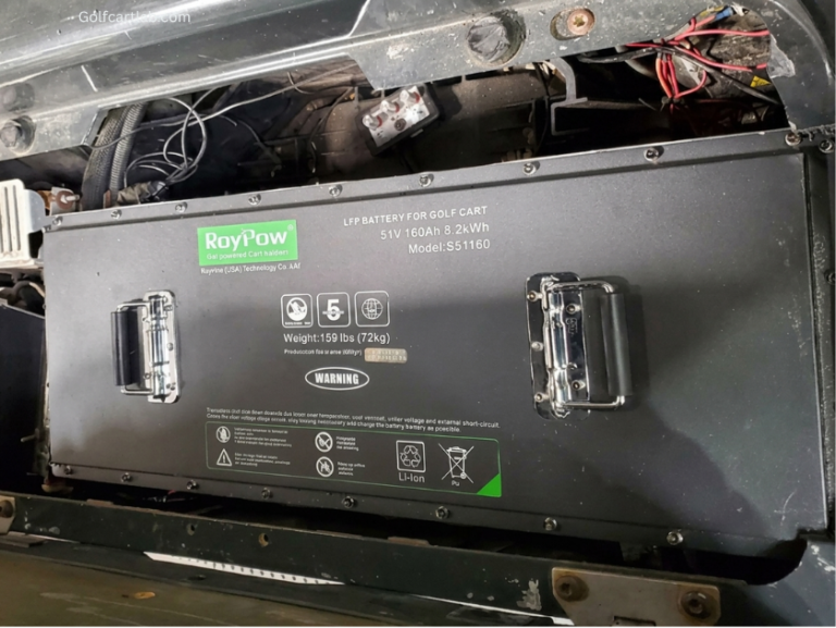 RoyPow golf cart battery review, S51160 51.2V 160Ah LiFePO4 pack