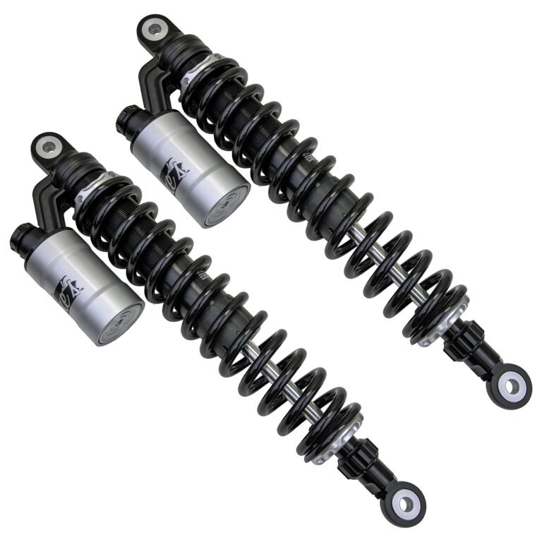 Golf cart external reservoir shock absorber upgrade