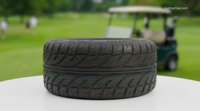 RHOX tire tread on a golf cart, street performance pattern