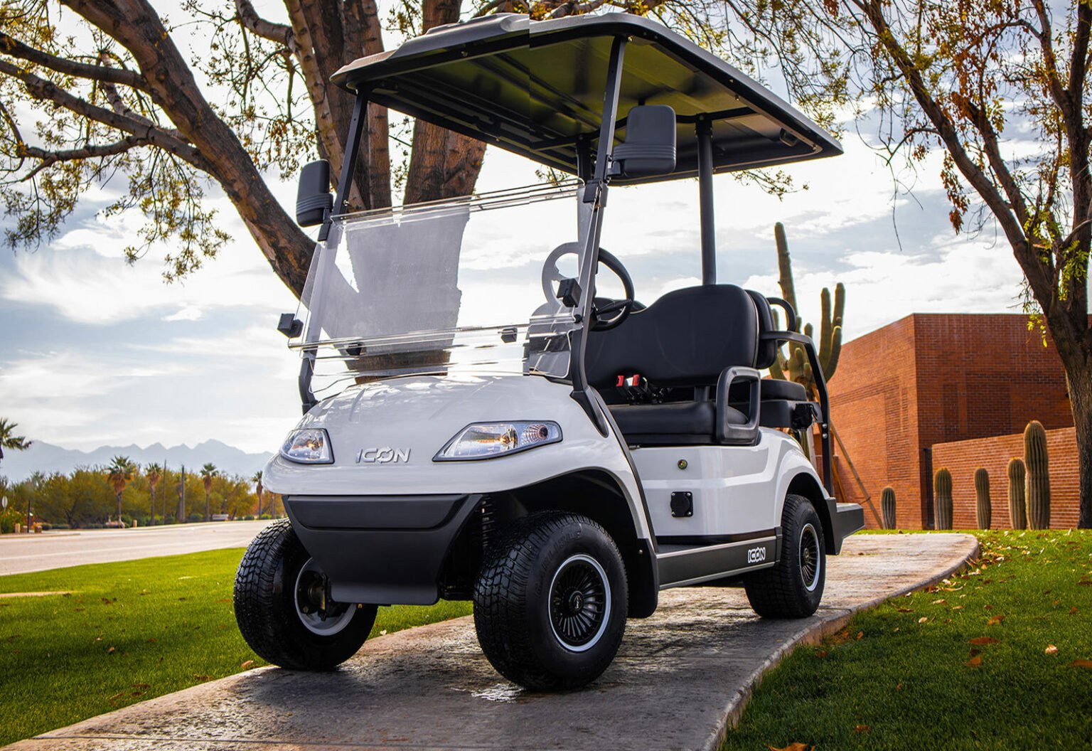 ICON golf cart that won't move parked with the seat lifted to reach the run/tow switch and controller
