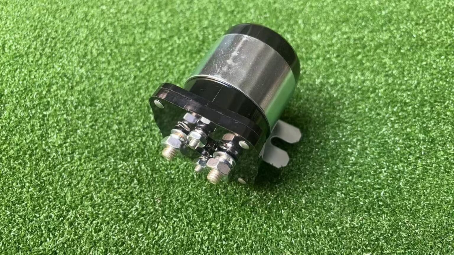 Replacement solenoid used to fix a stuck golf cart solenoid
