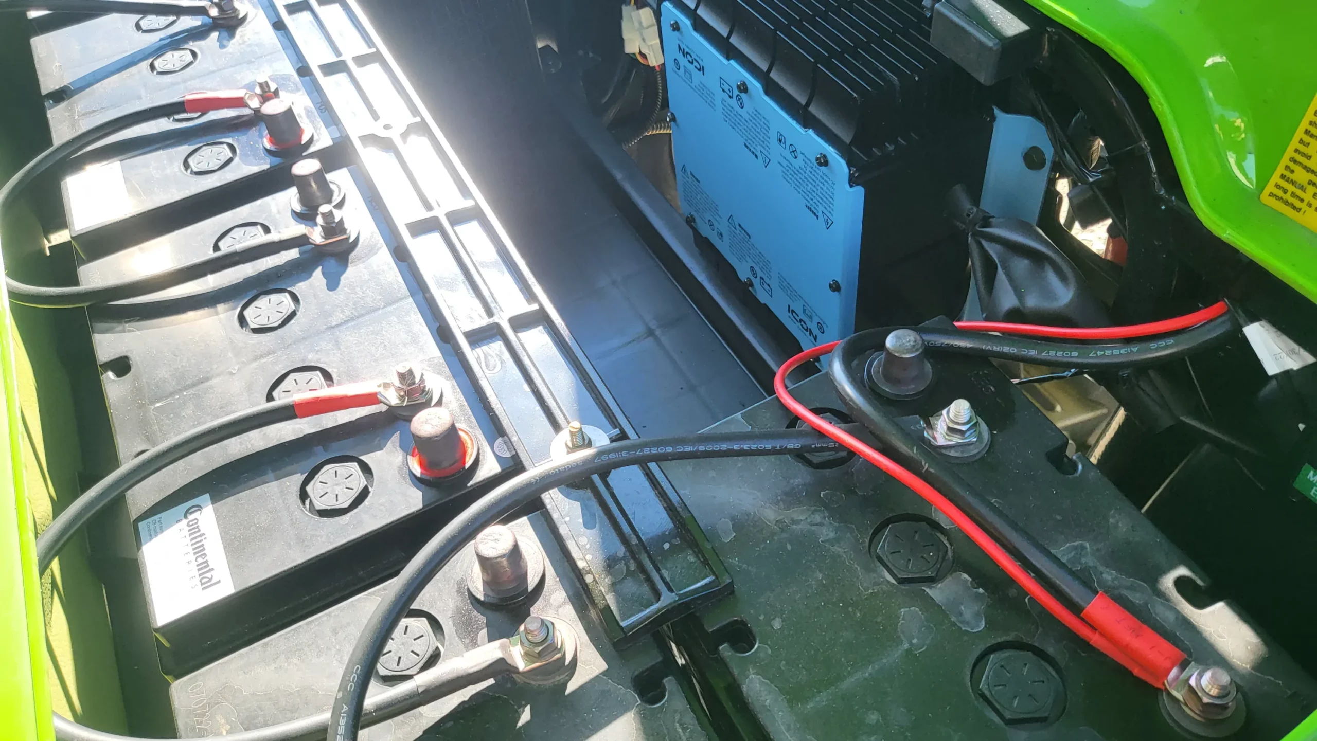 what wire to use for golf cart batteries gauge selection