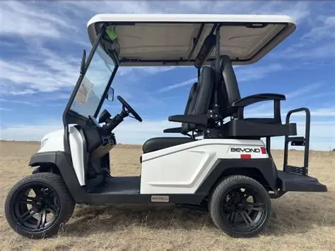 Bintelli Beyond golf cart parked outdoors, used to diagnose a wont move fault