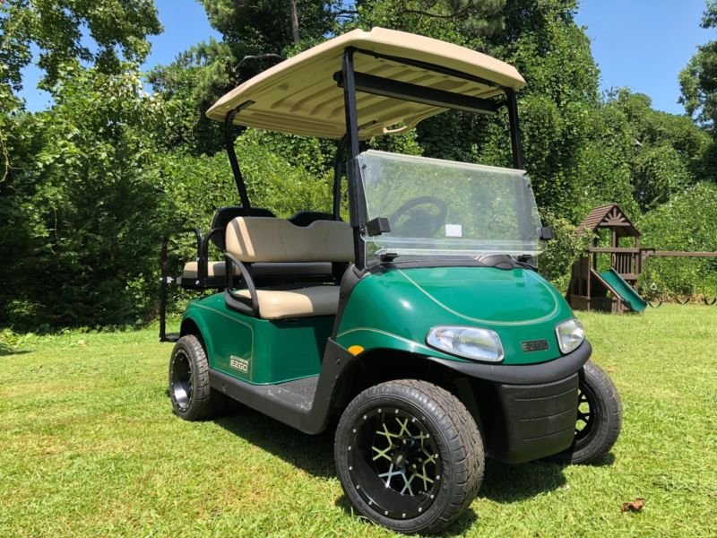 E-Z-GO golf cart used to illustrate key switch testing and replacement