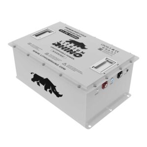 Lithium golf cart battery and conversion components