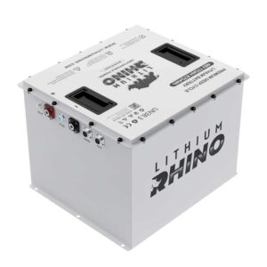 Lithium golf cart battery and conversion components