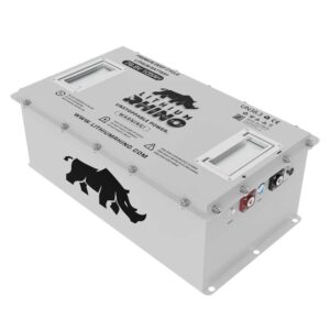 Lithium golf cart battery and conversion components