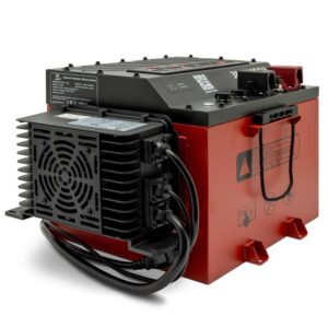 Lithium golf cart battery and conversion components