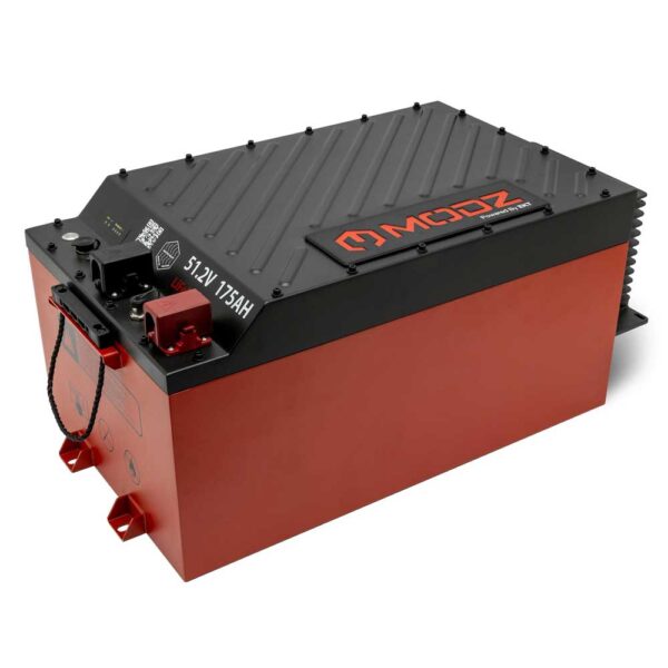 Lithium golf cart battery and conversion components