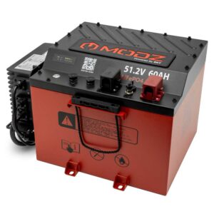 Lithium golf cart battery and conversion components