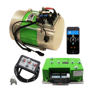 Navitas TAC2 600A 5kW Conversion Kit for E-Z-GO TXT ELiTE (Curtis 1206HBC), 48V
