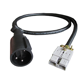 ChargePlus SB50 Pigtail Cable with 48V Club Car connector for Club Car