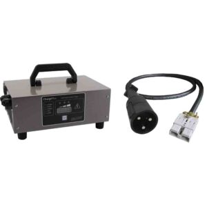 SPE ChargePlus Golf Cart Battery Charger with STAR EV 48V connector, programmed for flooded lead-acid batteries