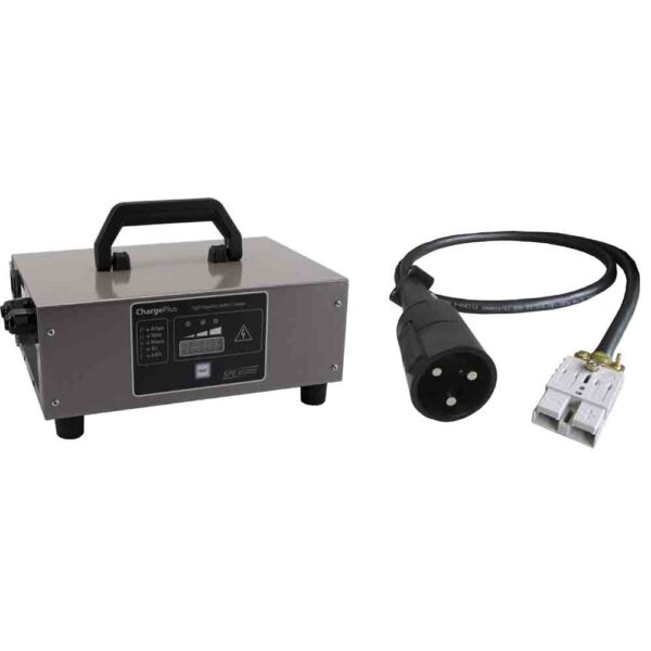 SPE ChargePlus Golf Cart Battery Charger with STAR EV 48V connector, programmed for lithium batteries