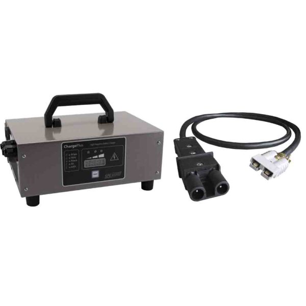 SPE ChargePlus Golf Cart Battery Charger with Yamaha G19 / G22 48V connector, programmed for lithium batteries