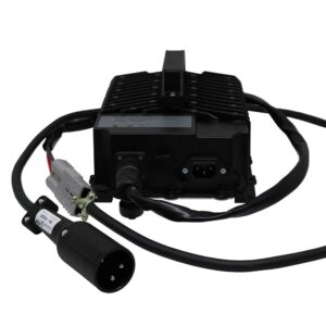 TORO720 48V 15A Golf Cart Battery Charger with Club Car 3-pin 48V connector, suitable for lead-acid (wet, gel and AGM) and lithium batteries