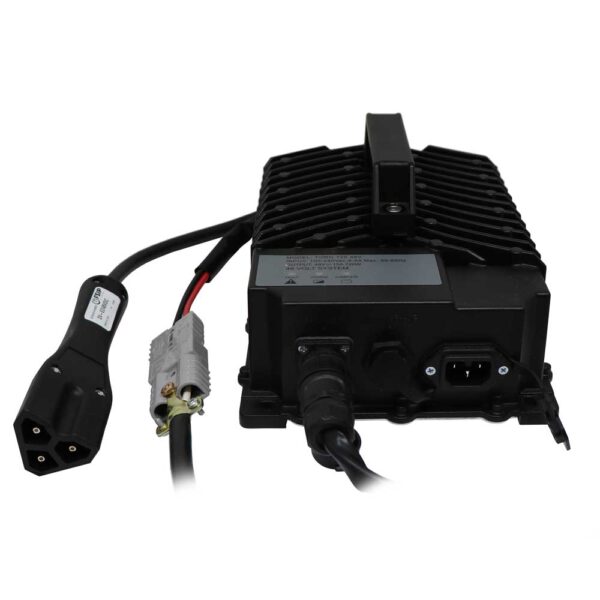 TORO720 48V 15A Golf Cart Battery Charger with E-Z-GO triangle 48V connector, programmed for lithium batteries