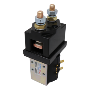 Albright SW200-21 72/80V heavy-duty contactor with M10 studs and spade coil terminals