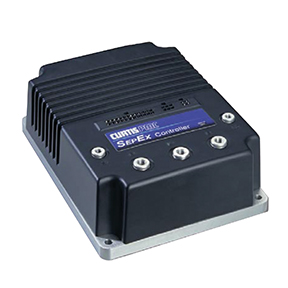 Curtis 1268 SepEx motor controller with five power posts and connector row on top